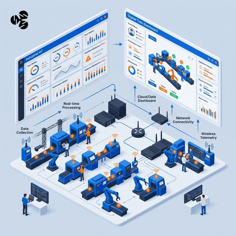 Panduan Arsitektur IoT Industri: Menghubungkan Sensor Fisik Lapangan ke Cloud Dashboard Real-Time Secara Aman
