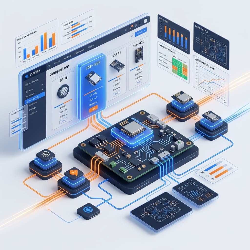Efisiensi Transceiver ESP-12E/F untuk Desain PCB Kustom Industri