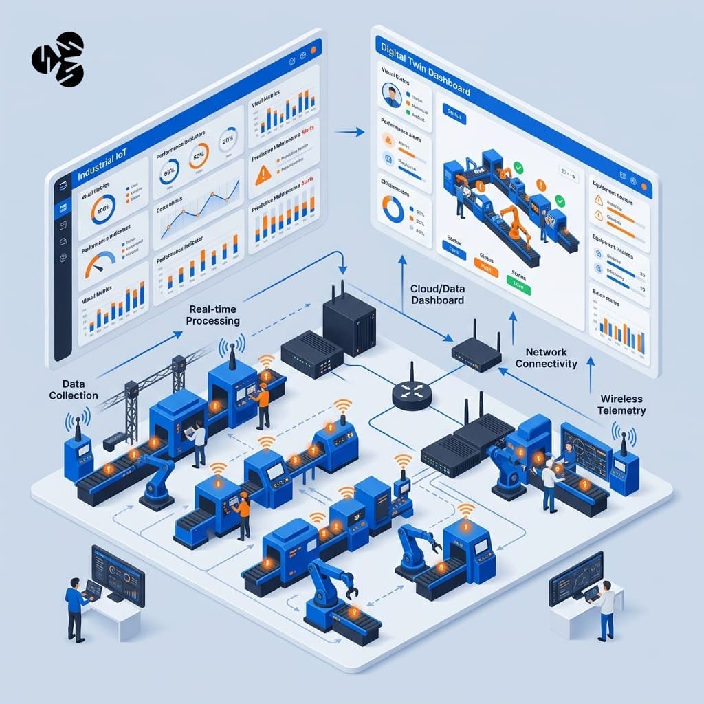 Panduan Arsitektur IoT Industri: Menghubungkan Sensor Fisik Lapangan ke Cloud Dashboard Real-Time Secara Aman