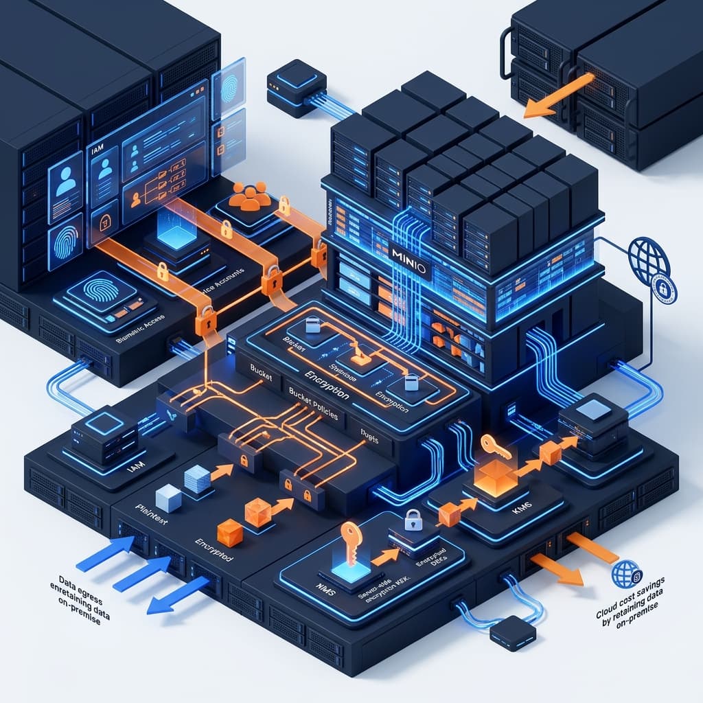 Konfigurasi MinIO DevOps: IAM, Kebijakan Bucket, dan Enkripsi