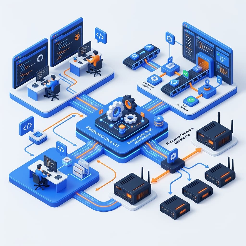 Menata Arsitektur Build Deterministik Menggunakan PlatformIO Core CLI