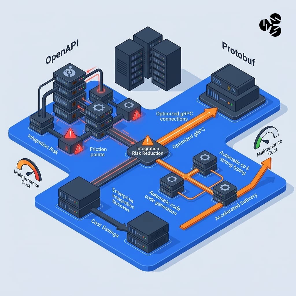 OpenAPI vs Protobuf: Efisiensi Contract-First untuk Reduksi Risiko Integrasi Microservices Enterprise